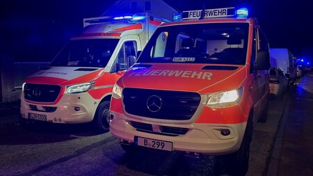 RTW und ELW an der Einsatzstelle