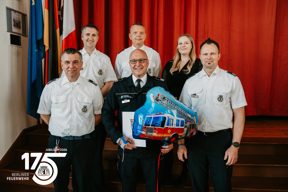 Feierliche Ernennung und Beförderung bei der Berliner Feuerwehr