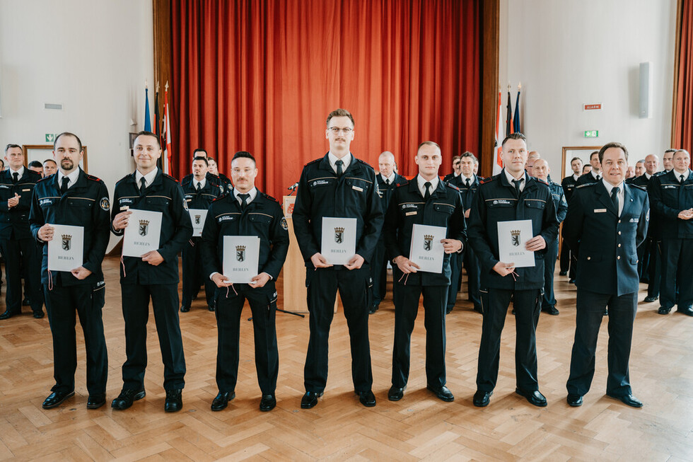 Ernennungen und Beförderungen bei der Berliner Feuerwehr