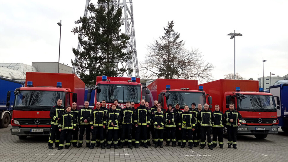 Die ehrenamtlichen Helfer der Berliner Feuerwehr. 