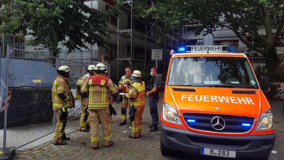 Besprechung der Einsatzleitung 