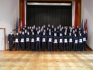 52 Nachwuchskräfte wurden zu Brandmeisteranwärterinnen und Brandmeisteranwärtern ernannt.