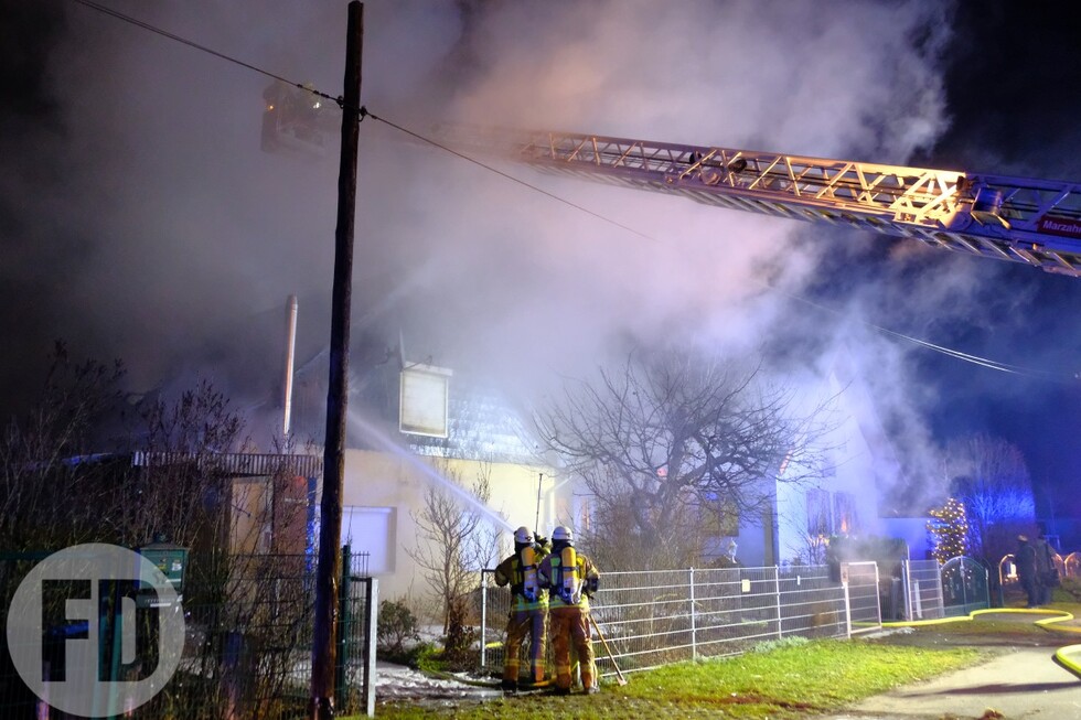 Brandbekämpfung von außen