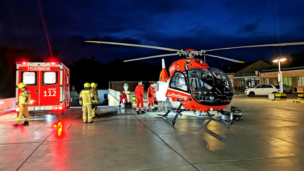 Rettungsdienst und Intensiv-Transport-Hubschrauber