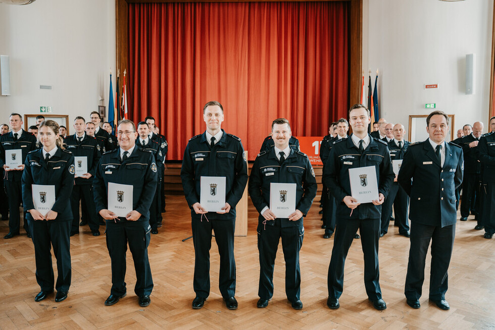 Ernennungen und Beförderungen bei der Berliner Feuerwehr