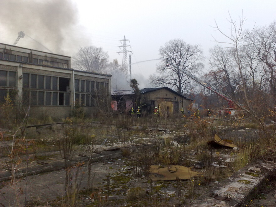 Brandbekämpfung über Drehleitern