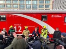 Statement zur Lage der regierenden Bürgermeisterin zusammen mit der Einsatzleitung der Berliner Feuerwehr