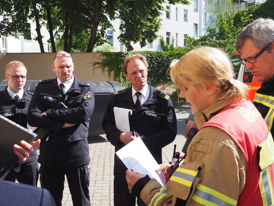 Nachbesprechung mit Prüfungskommission