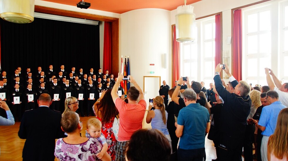 Das Gruppenbild ist ein begehrtes Motiv für alle Angehörigen