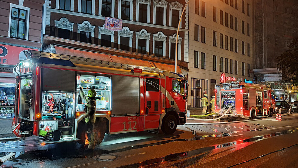 Fahrzeuge an der Einsatzstelle