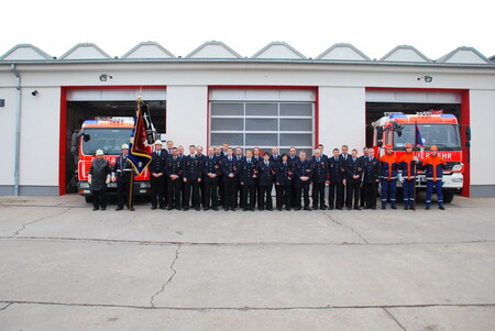 Gruppenbild Feuerwehrleute 