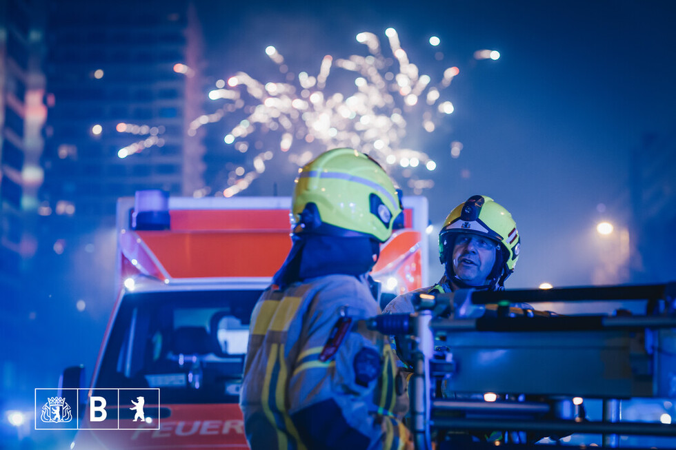 Silvesternacht 2025/2026  bei der Berliner Feuerwehr