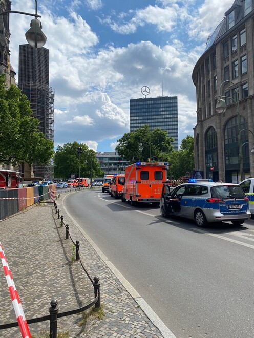 Blick in die Einsatzstelle