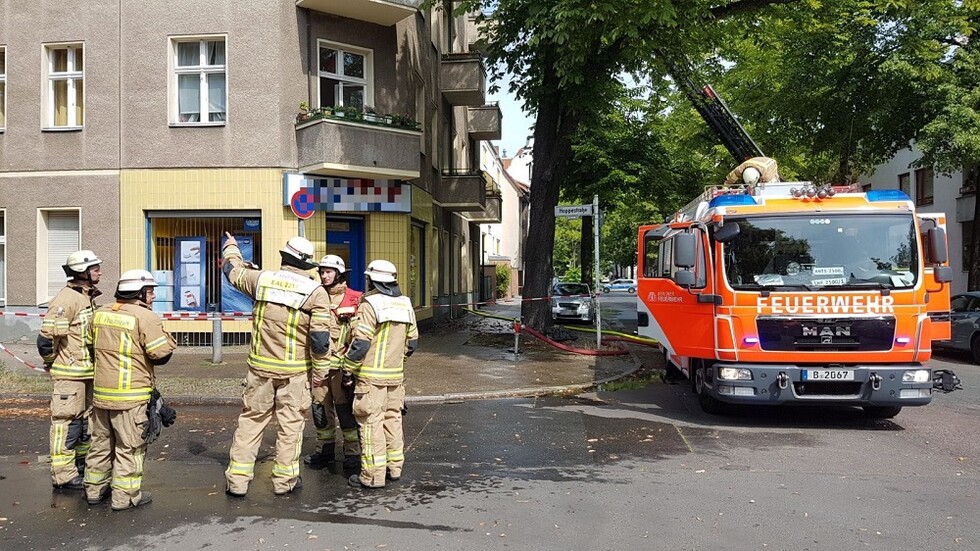 Fahrzeuge an der Einsatzstelle