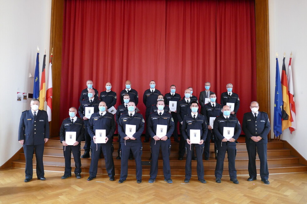 Gruppenbild mit LBD Dr. Karsten Homrighausen und LBD-V Karsten Göwecke