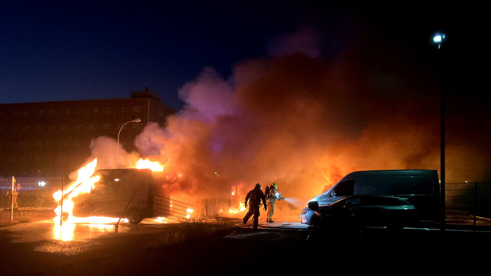 Brandbekämpfung in Lichtenberg