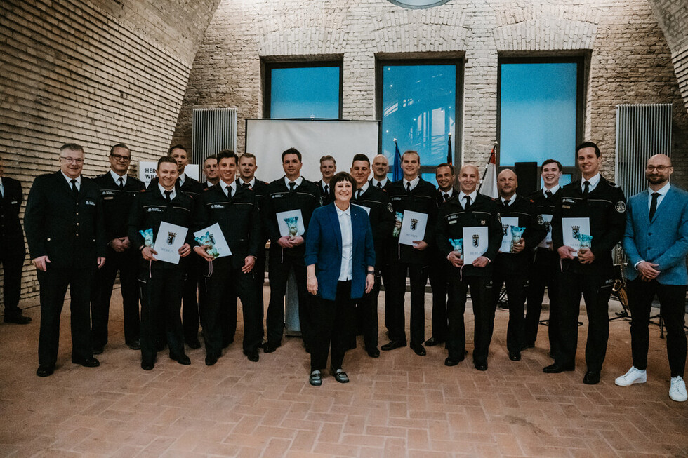 Ehrung verdienter Berliner Polizei- und Feuerwehrsportlerinnen und -sportler 2025