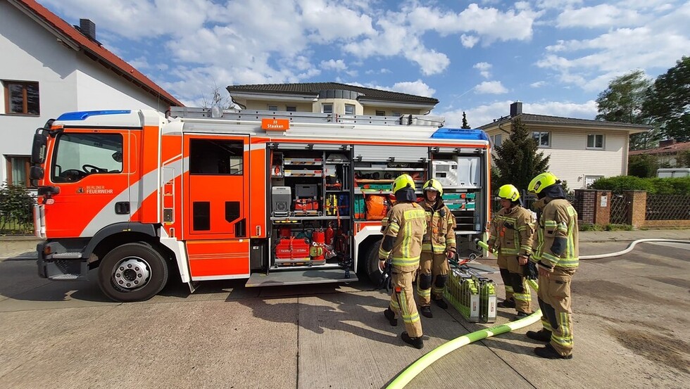 LHF der FF Staaken an der Einsatzstelle