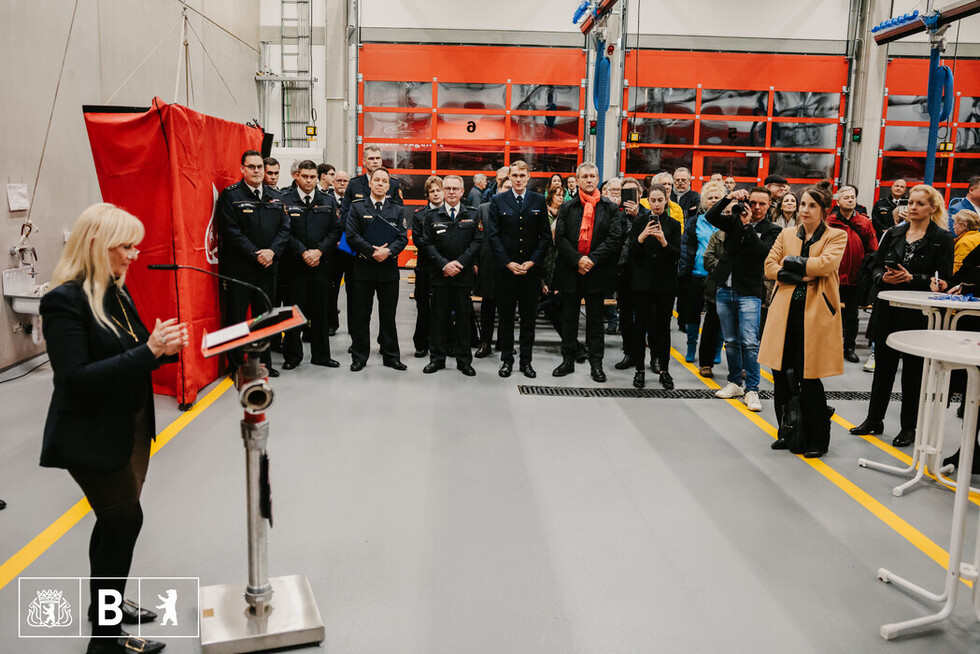 Feierliche Einweihung der neuen Feuerwache der Freiwilligen Feuerwehr Tegelort