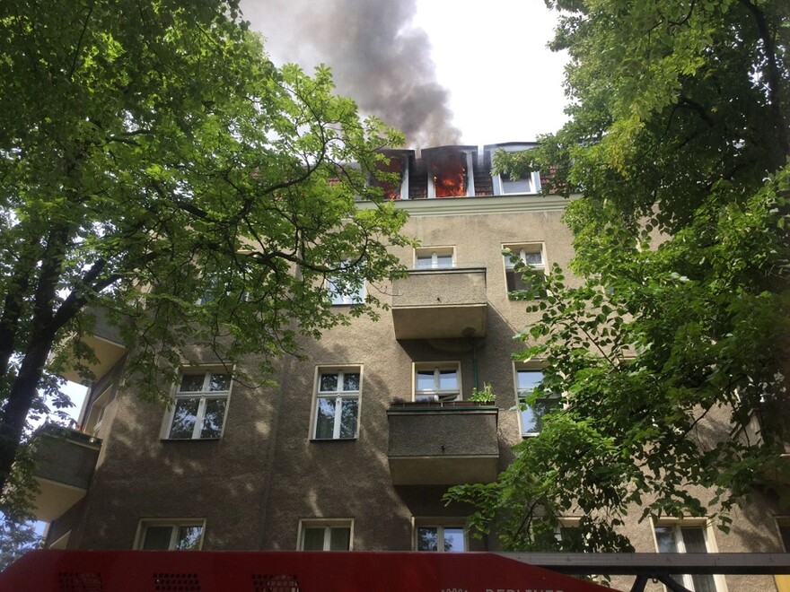 Fahrzeuge an der Einsatzstelle