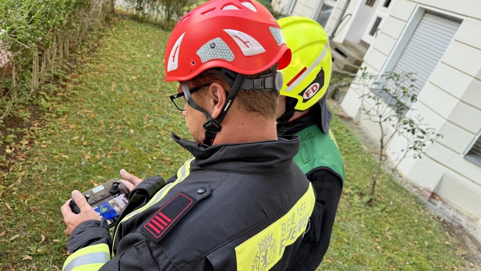 Drohnenteam im Einsatz