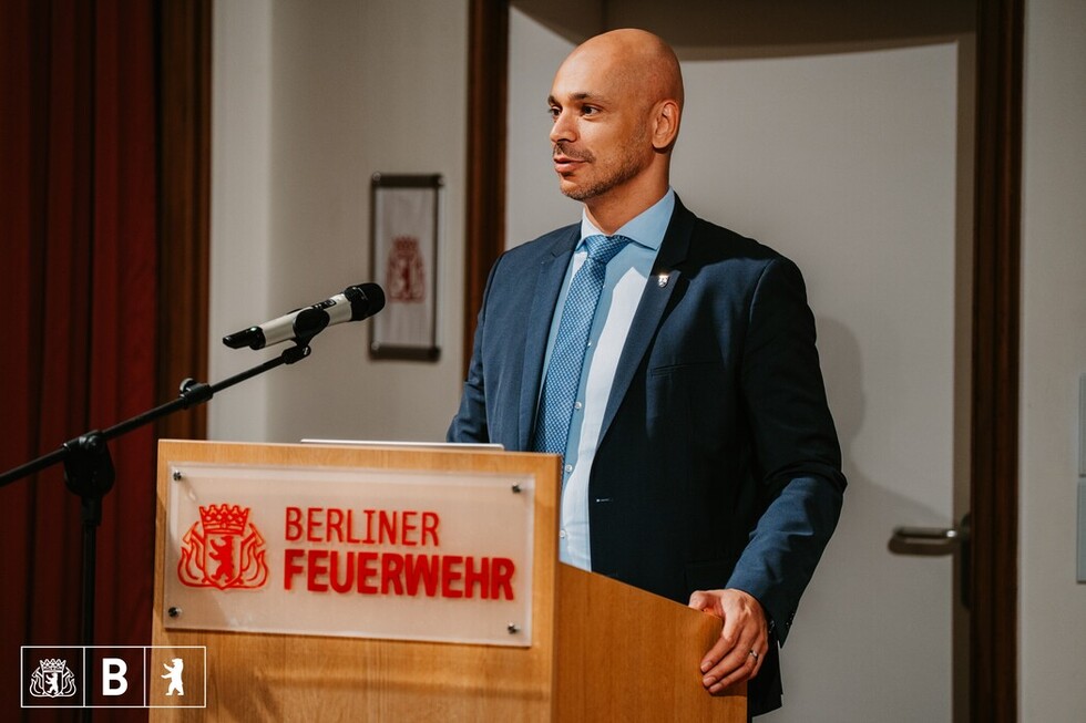 Ehrung mit dem Feuerwehr- und Katastrophenschutz-Ehrenzeichen der Stufe 1