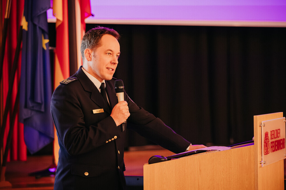 Redebeitrag von Per Kleist, dem Ständigen Vertreter des Landesbranddirektors