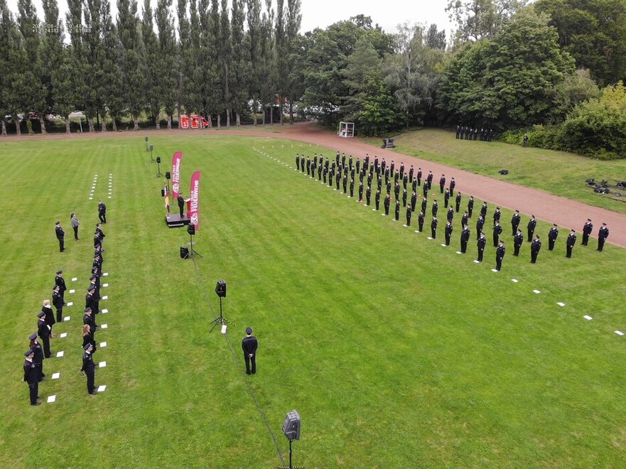 Willkommen bei der Freiwilligen Feuerwehr - Begrüßung der neuen Kameradinnen und Kameraden