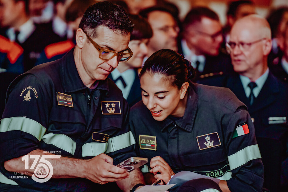 Geburtstagsgrüße aus den Partnerstädten – internationale Feuerwehrkollegen zeigen starke Verbundenheit.