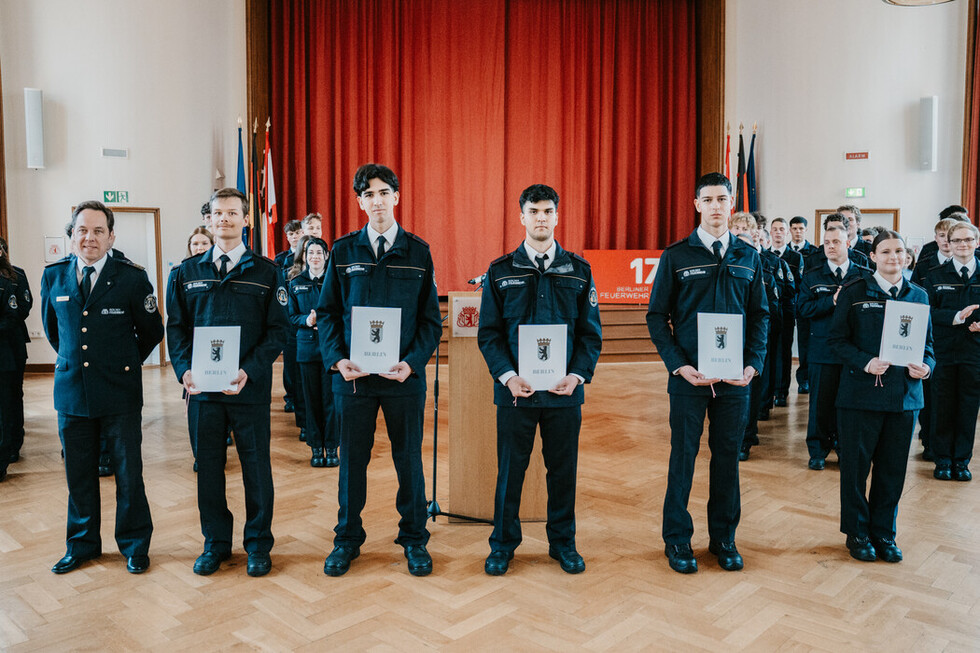 Ernennungen und Beförderungen bei der Berliner Feuerwehr