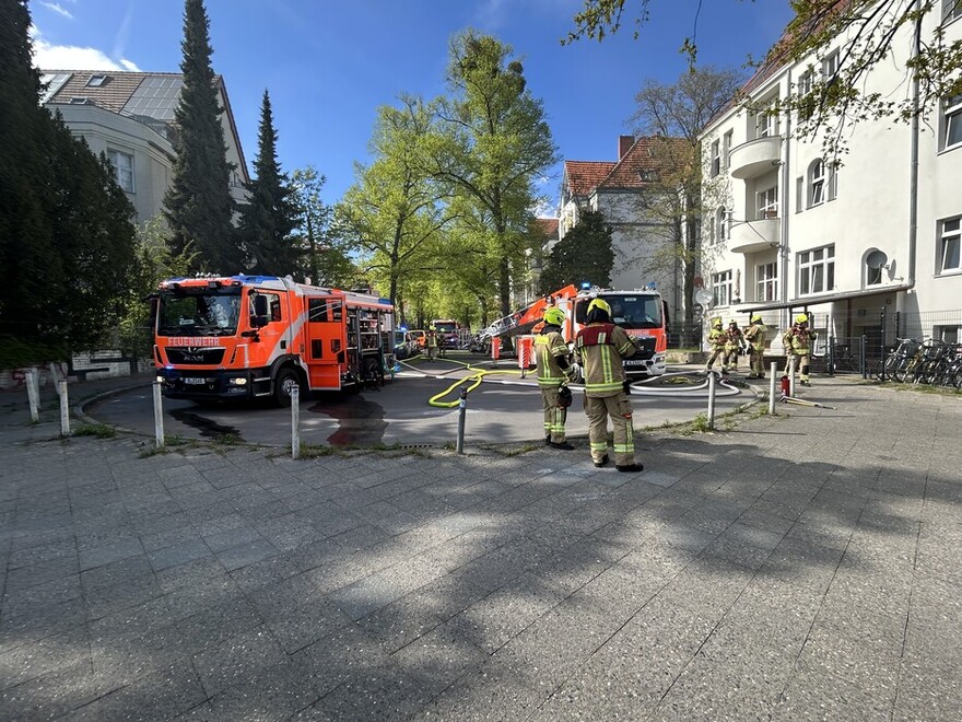 Brandbekämpfung Reichensteiner Weg
