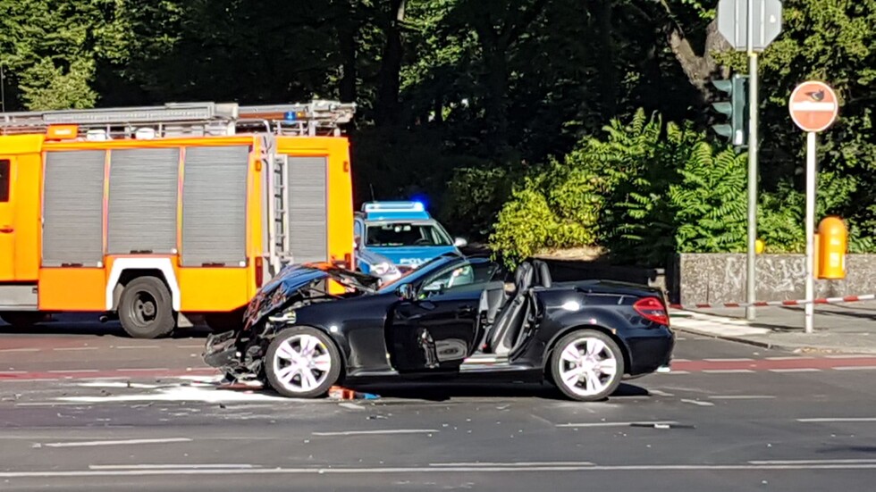 Verkehrsunfall in Tempelhof