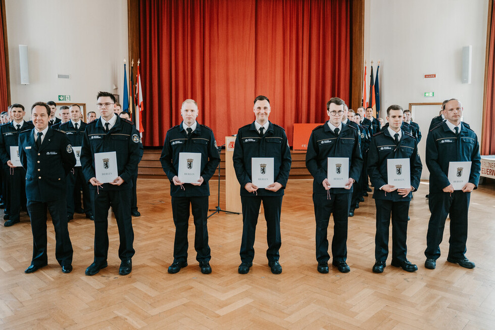 Ernennungen und Beförderungen bei der Berliner Feuerwehr