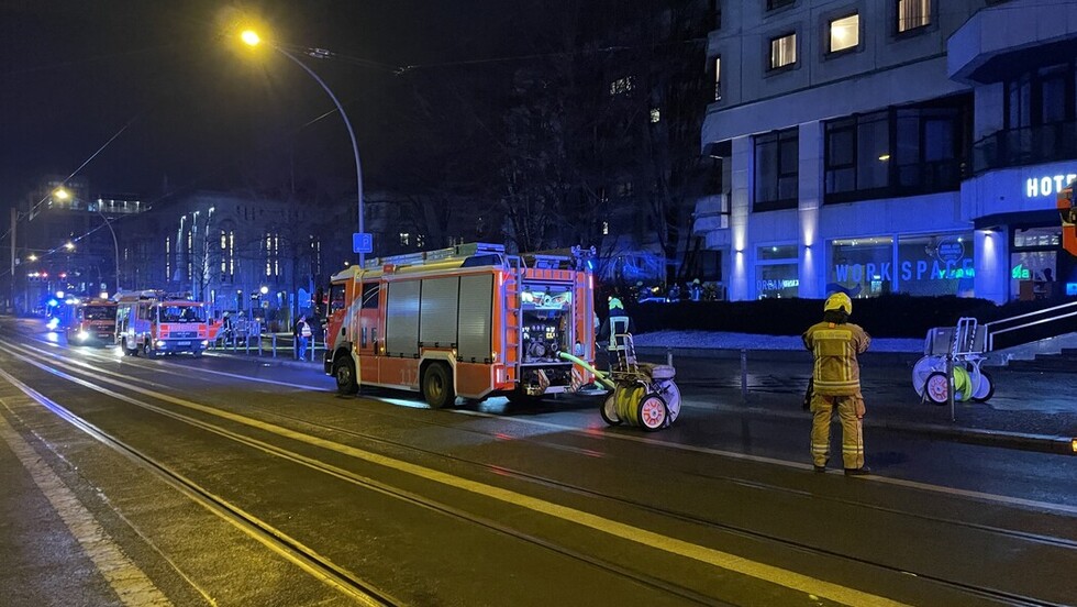 Die Friedrichsstraße musste für die Dauer des Einsatzes gesperrt werden