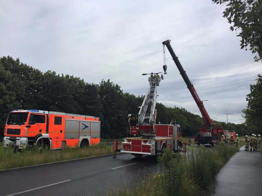 Unfall in Altglienicke