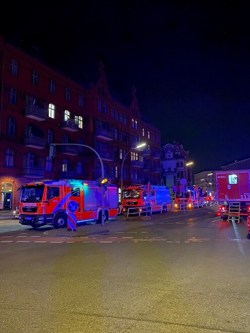 Aufstellung von Fahrzeugen im Bereitstellungsraum.