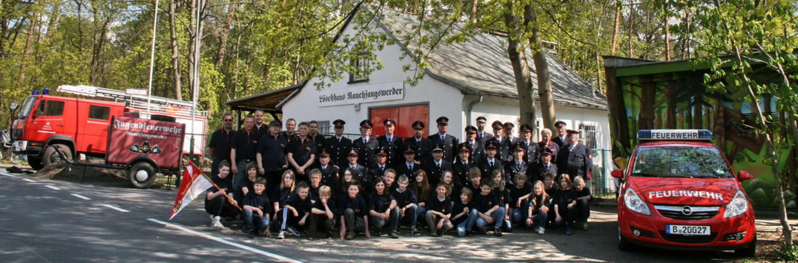 Gruppenbild Feuerwehrleute