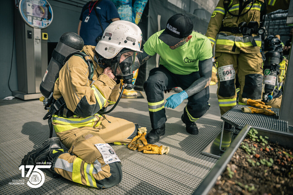 14. Berlin Firefighter Stairrun im 175. Jubiläumsjahr der Berliner Feuerwehr