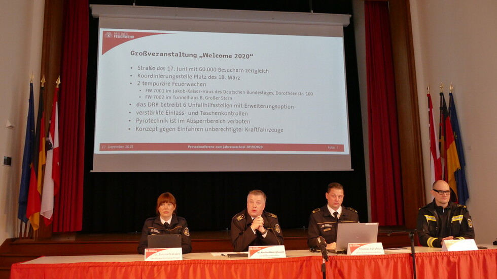 Während der Pressekonferenz