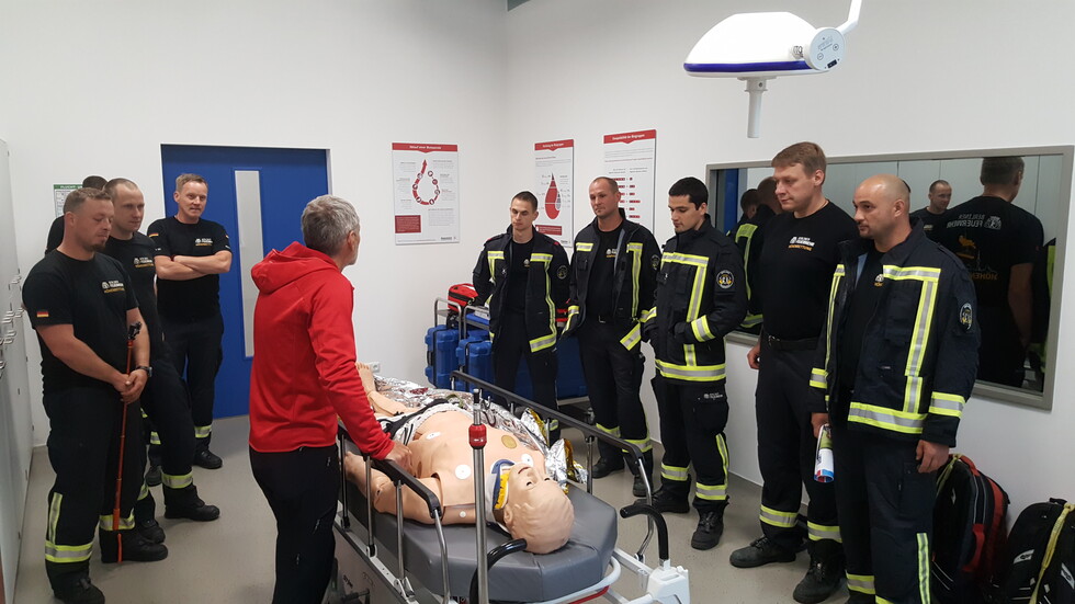 Besprechung im Schockraum