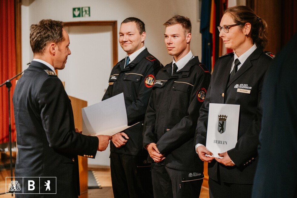 Ehrung mit dem Feuerwehr- und Katastrophenschutz-Ehrenzeichen der Stufe 1