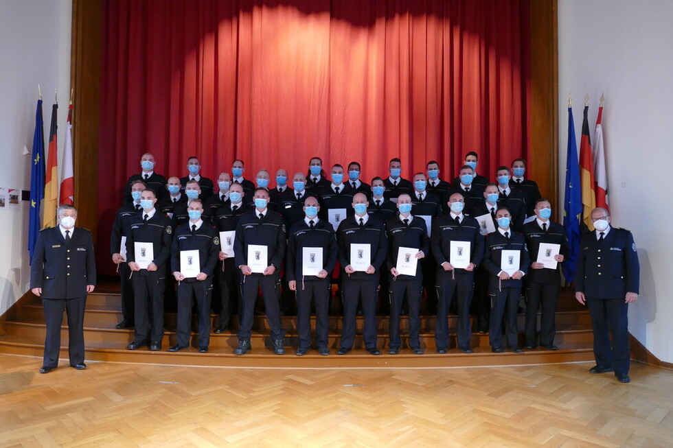 Gruppenbild mit LBD Dr. Karsten Homrighausen und LBD-V Karsten Göwecke