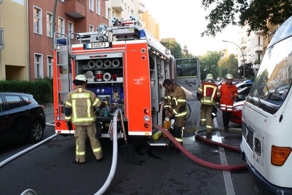 An der Einsatzstelle