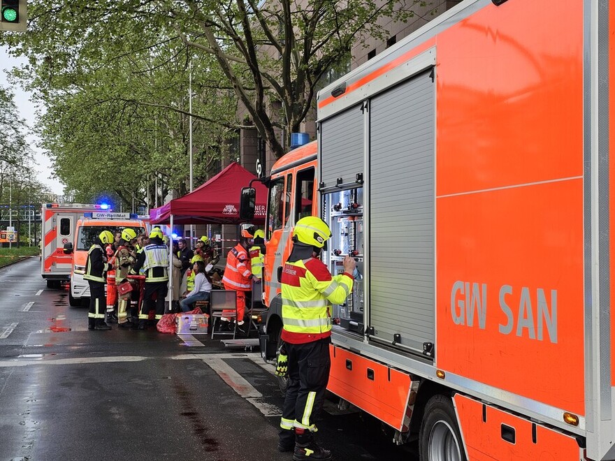 GW San und Sammelstelle für Betroffene
