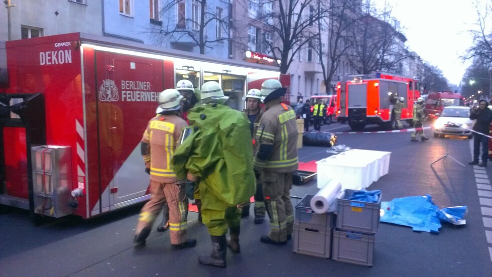 Vorbereitung der Chemikalienschutzanzüge