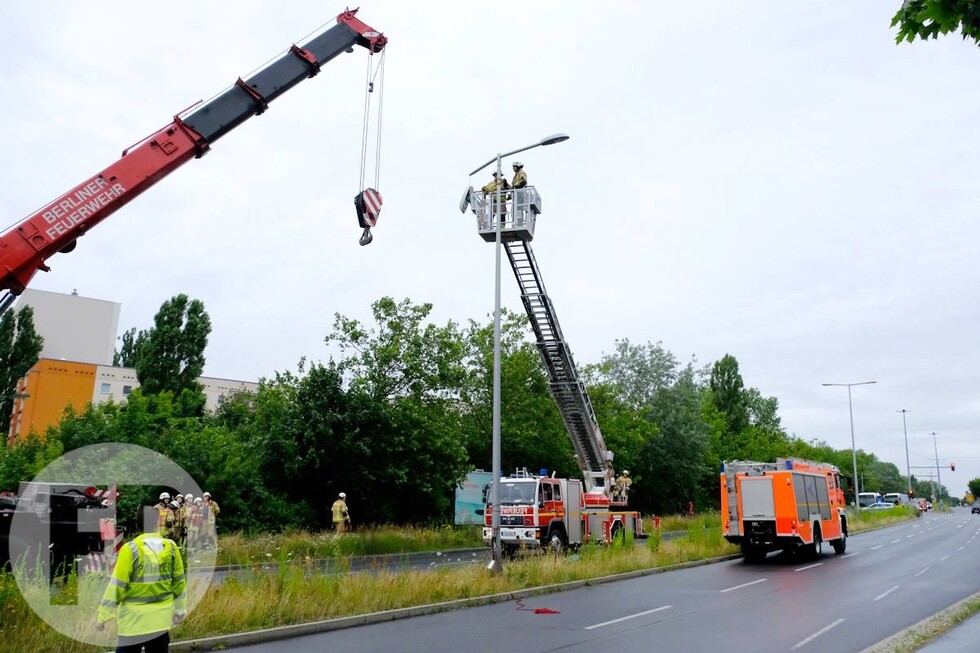 Unfall in Altglienicke