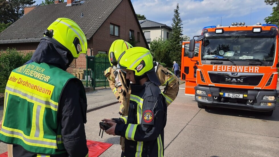 Drohnenteam im Einsatz