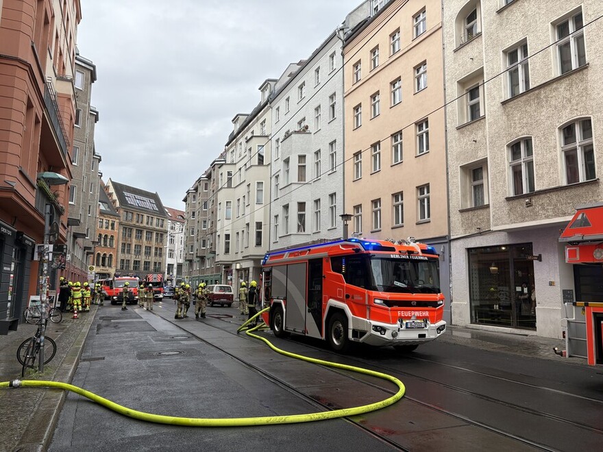 eLHF vor der Einsatzstelle