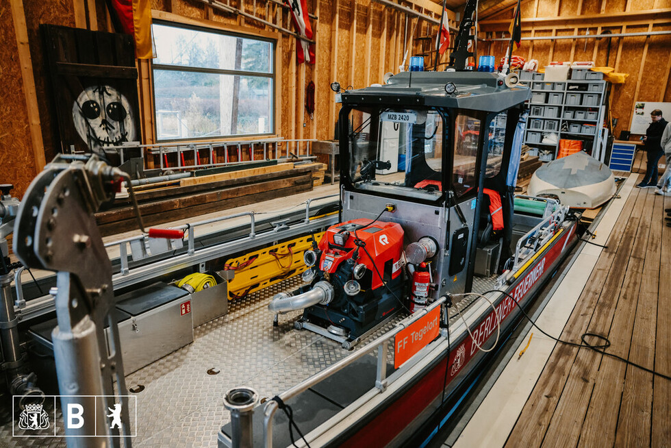 Feierliche Einweihung der neuen Feuerwache der Freiwilligen Feuerwehr Tegelort
