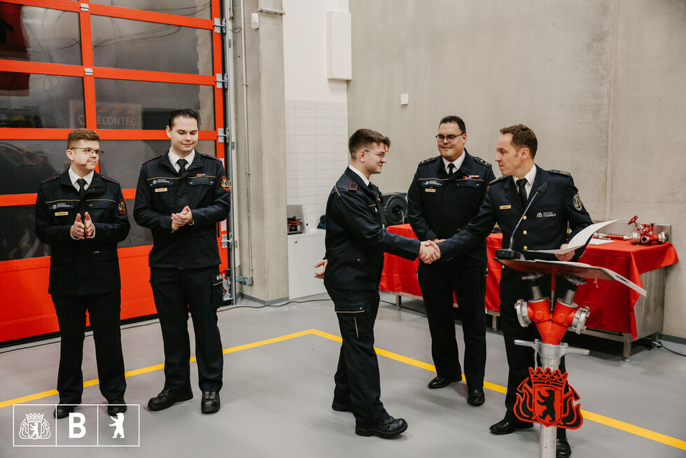 Feierliche Einweihung der neuen Feuerwache der Freiwilligen Feuerwehr Tegelort